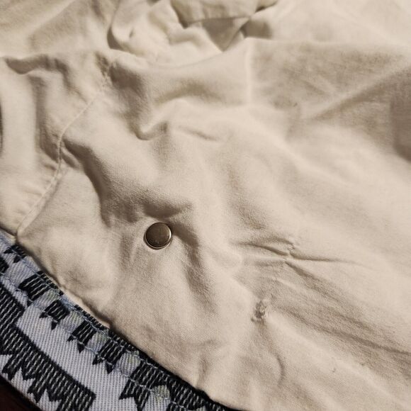 Woolrich Utility Jacket in Gray and Cream Pattern - Picture 14 of 16